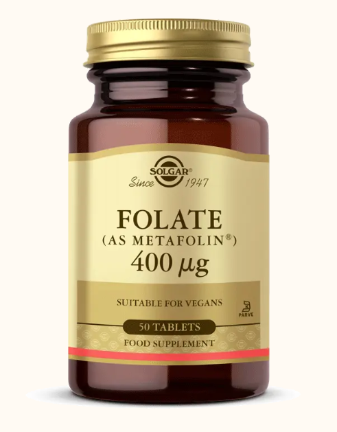 Folate (Metafolin®) 400 mcg (50 Capsule)